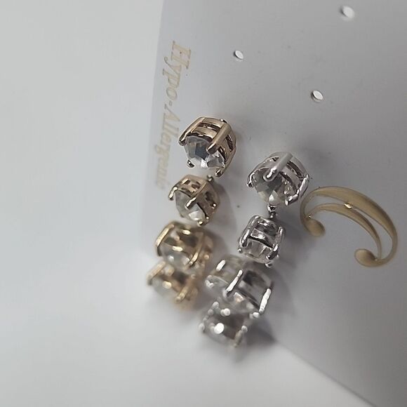 Charming Charlie Hypo-Allergenic Stud Earrings Set - Picture 4 of 4